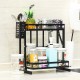 Spice Rack Kitchen Counter Organizer with 4 Suction Pads Large Capacity for Essential Oils Steady Bathroom Organizer