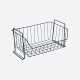 Stackable Iron Mesh Basket Cabinet Door Organizer Rack Closet Holders Storage Basket Rack Organizer