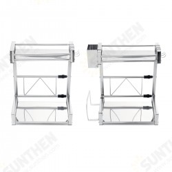 Stainless Steel 2 Tier Adjust Kitchen Spice Rack Storage Shelf Organizer Holder Stainless Steel 2 Tier Adjust Kitchen Spice Rack Storage Shelf Organizer Holder