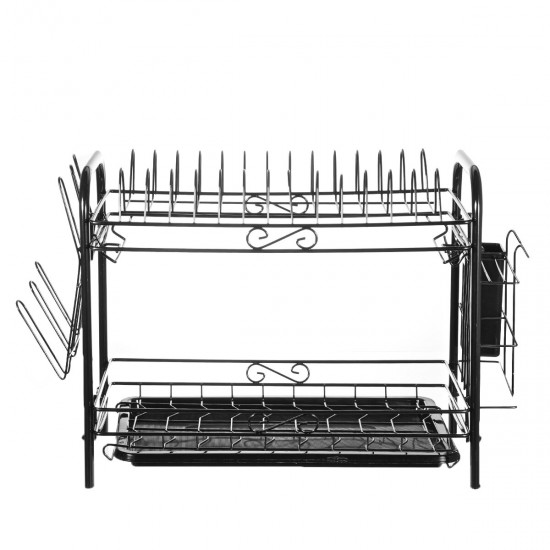 Stainless Steel Dish Rack Sink Bowl Shelf Nonslip Cutlery Holder Kitchen Drying Rack Organizer for Kitchen Tools
