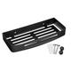 Stainless Steel Shower Caddy Storage Kitchen Rack Holder Wall Mount Rectangle Bathroom Drain Shelf