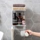 Storage Rack Bathroom Kitchen Toilet Wall Mounted Shower Organizer for Home Kitchen Counter