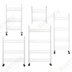 Storage Shelf Rack Movable Interspace Storage Racks Refrigerator Space Rack with Roller for Kitchen Organizer Storage Shelf Rack Movable Interspace Storage Racks Refrigerator Space Rack with Roller for Kitchen Organizer