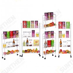 Storage Shelf Rack Movable Interspace Storage Racks Refrigerator Space Rack with Roller for Kitchen Organizer Storage Shelf Rack Movable Interspace Storage Racks Refrigerator Space Rack with Roller for Kitchen Organizer