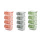 Storage Tower Kitchen Storage Rack Slide Tower Movable Assemble Plastic Bathroom Shelf Wheels