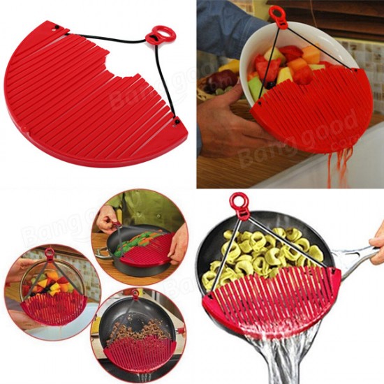 Strainer Kitchen Filter Vegetables Food Control Drain Fruits Kitchen Cooking Tool