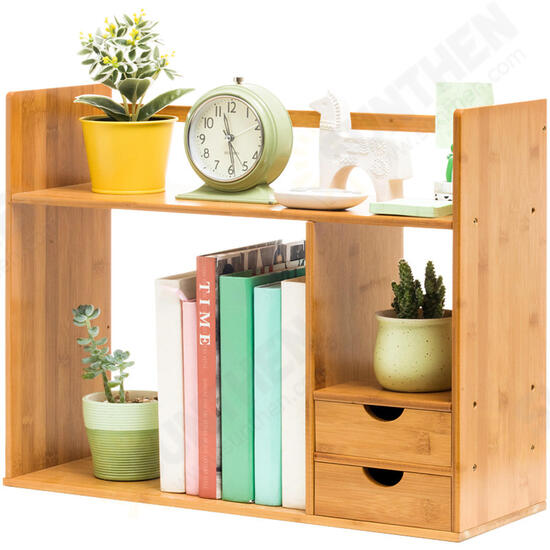 Table Desktop Storage Rack Board Display Desk Shelf Organizer Counter Bookcase Bookshelf