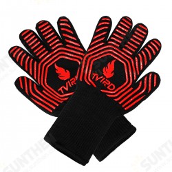 Tvird BBQ Grilling Cooking Gloves 932°F Heat Resistant Barbecue Gloves for Men Women Kitchen Protective Gloves Tvird BBQ Grilling Cooking Gloves 932°F Heat Resistant Barbecue Gloves for Men Women Kitchen Protective Gloves