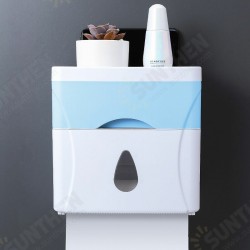 Wall Mounted Press Open Waterproof Double-deck Paper Rolled Toilet Tissue Box Wall Mounted Press Open Waterproof Double-deck Paper Rolled Toilet Tissue Box
