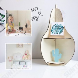 Wooden Rack Pear-shaped Racks Display Craft Shelf Home Decorations Nordic Style Gift Wooden Rack Pear-shaped Racks Display Craft Shelf Home Decorations Nordic Style Gift