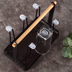 Wrought Iron Upside Down Drain Japanese Style Cup Holder Water Cup Mug Storage Rack Drain Rack Wrought Iron Upside Down Drain Japanese Style Cup Holder Water Cup Mug Storage Rack Drain Rack