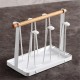 Wrought Iron Upside Down Drain Japanese Style Cup Holder Water Cup Mug Storage Rack Drain Rack