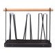 Wrought Iron Upside Down Drain Japanese Style Cup Holder Water Cup Mug Storage Rack Drain Rack