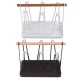 Wrought Iron Upside Down Drain Japanese Style Cup Holder Water Cup Mug Storage Rack Drain Rack