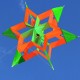 3D Colorful Hexagon Kite Single Line FRP Plum Flower Flying Kite Outdoor Sport Kids Adult Fun Toys