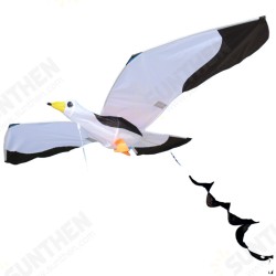 3D Sea Mew Kite Flyer Kite with 100m Noodle Board&Spiral Floating Tail Kids Children Adult Beach Trip Park Family Outdoor Games Activities 3D Sea Mew Kite Flyer Kite with 100m Noodle Board&Spiral Floating Tail Kids Children Adult Beach Trip Park Family Outdoor Games Activities