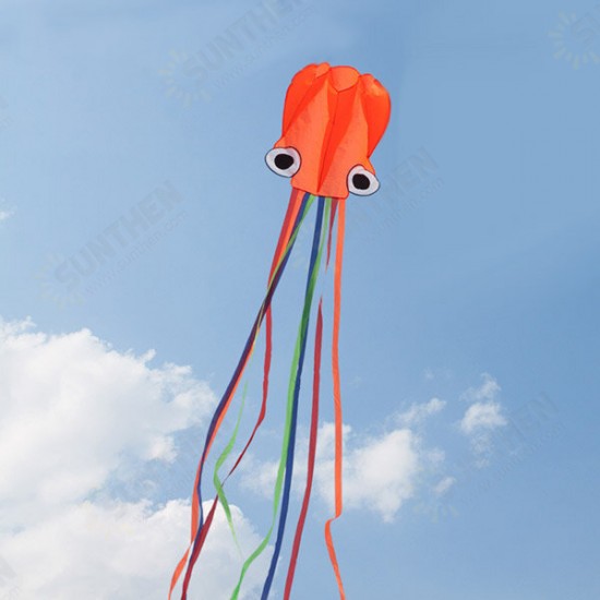 4m Octopus Soft Flying Kite with 200m Line Kite Reel 6 Colors