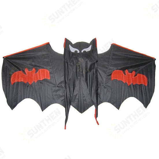 Cool Black Bat Flying Kite Outdoor Entertainment Toy Gift for kid