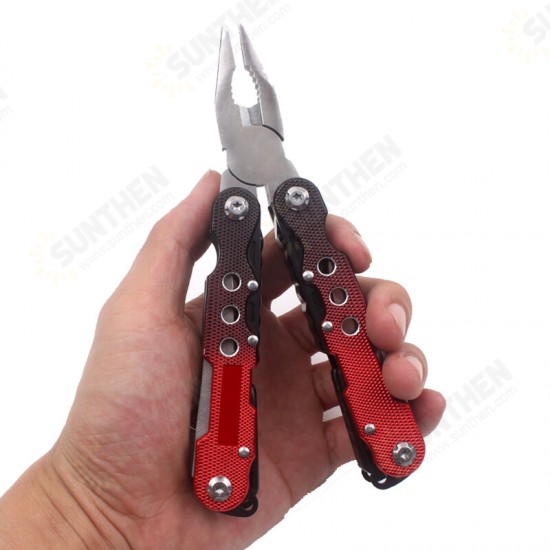 12 in 1 105mm Stainless Steel EDC Folding Pliers Multifunctional Folding Knife Screwdriver Tool