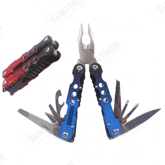 12 in 1 105mm Stainless Steel EDC Folding Pliers Multifunctional Folding Knife Screwdriver Tool