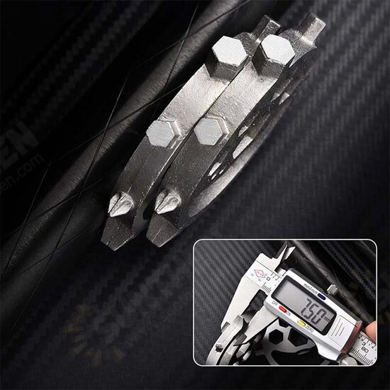 15-in-1 Snowflake Hexagonal Wrench Carbon Steel Multifunctional Tool EDC Outdoor Portable Tactical Survival Card Multifunction Screwdriver