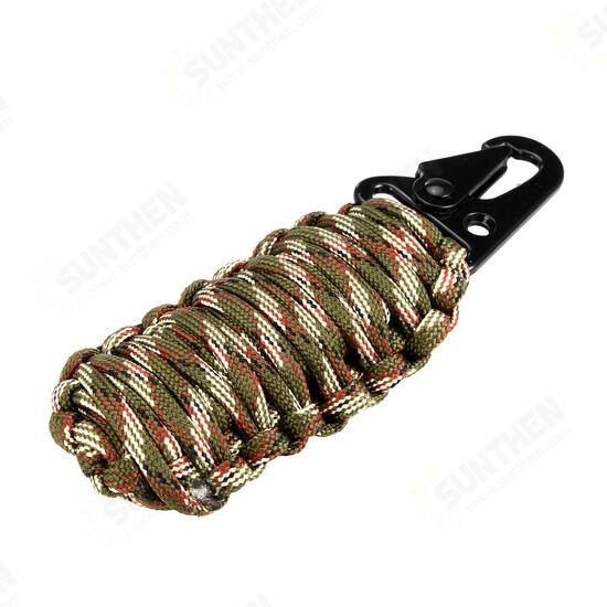 16Pcs Outdoor Paracord Kit Survival Rope Set Fishing Tools Camping Carabiner Emergency Gear