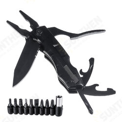 18 In 1 Multi-function Folding Tactical Tool Kitchen Bottle Opener Sharp Pocket Multitool Pliers Saw Blade Knife Screwdriver Needle Cutter Bit Sleeve 18 In 1 Multi-function Folding Tactical Tool Kitchen Bottle Opener Sharp Pocket Multitool Pliers Saw Blade Knife Screwdriver Needle Cutter Bit Sleeve