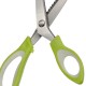 24CM DIY Teeth Scissors Stainless Steel Sewing Dressmaking Triangular Arc Shears Cutter Portable Camping Picnic