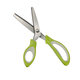 24CM DIY Teeth Scissors Stainless Steel Sewing Dressmaking Triangular Arc Shears Cutter Portable Camping Picnic