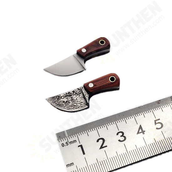 3Cr13 Steel Mini Knife Keychain Knife Small Pocket Courier Knife Crafts Gift EDC Knife Accessories for Outdoor Camping Travel