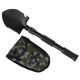 4 in 1 Multifunctional Camping Folding Shovel Carbon Steel Garden Hiking Outdoor Activity Tool