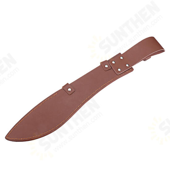 49cm Leather Sheath Saber Cutter Holder Cover Protector Scabbard