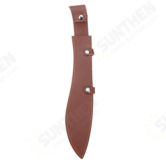 49cm Leather Sheath Saber Cutter Holder Cover Protector Scabbard