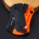 58HRC Tank EDC Multi-function Folding Pen Knife Stainless Steel Mechanical Bottle Opener Sharp Pocket Blade Knife With Handle For Survival Tactical Hunting