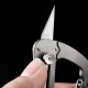 6 In 1 Titanium Alloy EDC Outdoor Survival Blade Climbing Keychain Screwdriver Opener Paper Cutter