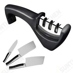 AT7502 Tobaccos Pipe Shape 3-Stage Sharpening Stone Household Camping Knife Kitchen Sharpener Fine Grinding Ultra-fine Blade Special Sharpener AT7502 Tobaccos Pipe Shape 3-Stage Sharpening Stone Household Camping Knife Kitchen Sharpener Fine Grinding Ultra-fine Blade Special Sharpener