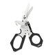 6-in-1 Multifunctional Folding Scissors with Strap Cutter Paratrooper Knife Tactical Response Emergency Shears Outdoor Emergency Tools