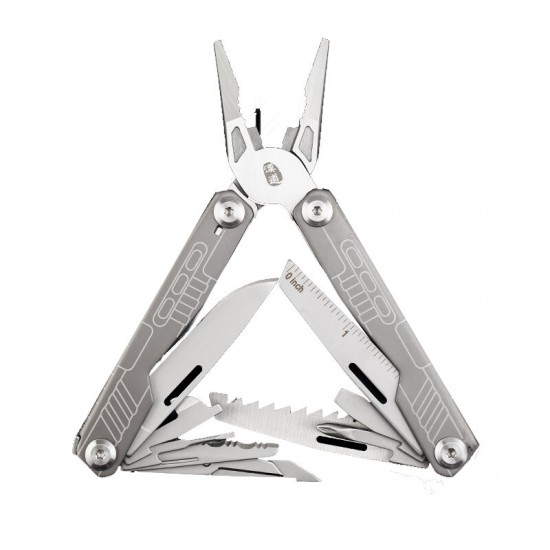 16-in-1 Multi-tools Outdoor Tactical Pliers Pocket EDC Knife With Scissors Saw Opener Screwdrivers Camping Survival Tools