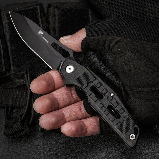 Blade Tactical Folding EDC Knife Survival Multitool Utility Sabre Tools Knife for Outdoor Camping Hunting