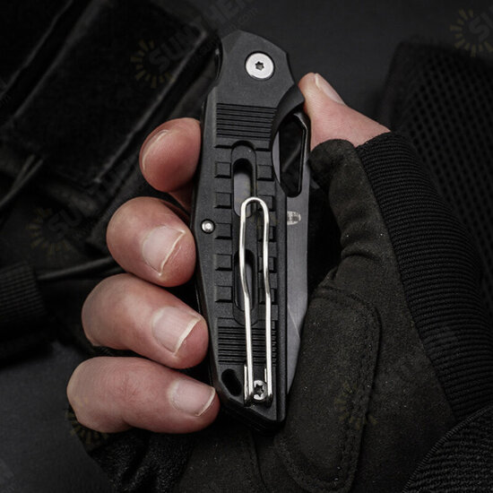 Blade Tactical Folding EDC Knife Survival Multitool Utility Sabre Tools Knife for Outdoor Camping Hunting