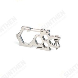 Multifunctions EDC Buckle Tool D-shaped Steel Carabiner Hook Survival Kit Multifunctions EDC Buckle Tool D-shaped Steel Carabiner Hook Survival Kit