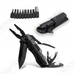 10 In 1 EDC Pocket Folding Pliers Cutter Screw Bits Set Outdoor Camping Survival Tools Kit 10 In 1 EDC Pocket Folding Pliers Cutter Screw Bits Set Outdoor Camping Survival Tools Kit