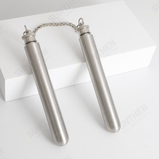 1.5oz EDC Hip Flasks Creative Portable Stainless Steel Drinking Tube Lightweight Drink Bottle Outdoor Camping