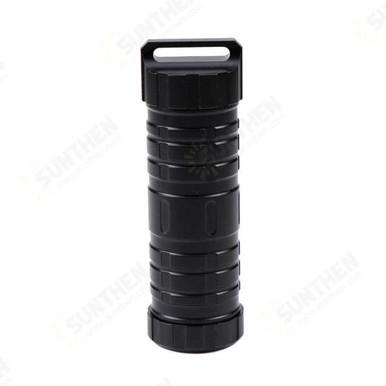 EDC Portable Waterproof Tank CNC Aluminum Sealed Bottles Pill Capsule Compartment