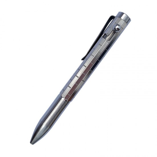 Multifunction Tactical Pen TC4 Titanium Alloy Pocket Anti-skid Writing Pen Window Breakers Waterproof Outdoor Camping Survival Tools