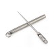 Outdoor EDC Titanium Toothpick Tooth Pick Holder Fruit Fork Emergency Safety Tools Kit
