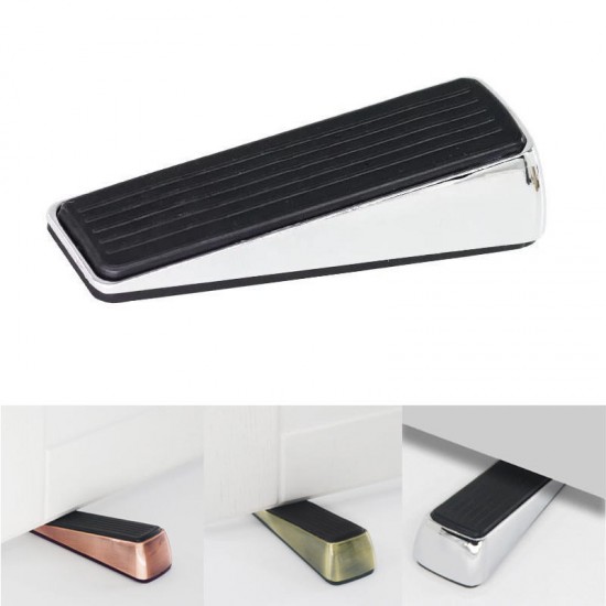 Silicone Door Stopper Automatic Installation Blocking System Zinc Alloy Camping Travel Portable Shaped Stopper