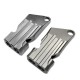 Titanium Alloy Double Pipe Whistle Camping Hiking Survival Whistle Keychain Whistle Key Finder