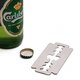 Bottle Opener Razor Shape Stainless Steel Outdoor Travel Camping Hiking Tool