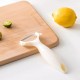 Vegetable Fruit Peeler Stainless Steel Multifunction Kitchen Hand Peeling Tool Beige